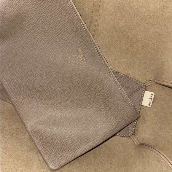 POLENE Cyme Tote - Textured Taupe - Picture 6 of 10